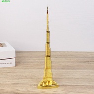 MIQUS Burj Khalifa Tower Statue, Kawaii Mini Alloy Burj Khalifa Tower Figurine, Micro Landscape Deco