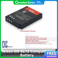DiPLUS | Nikon Coolpix A900 Dedicated Compatible Battery Kc Certified En-El12 Camera Rechargeable Ba