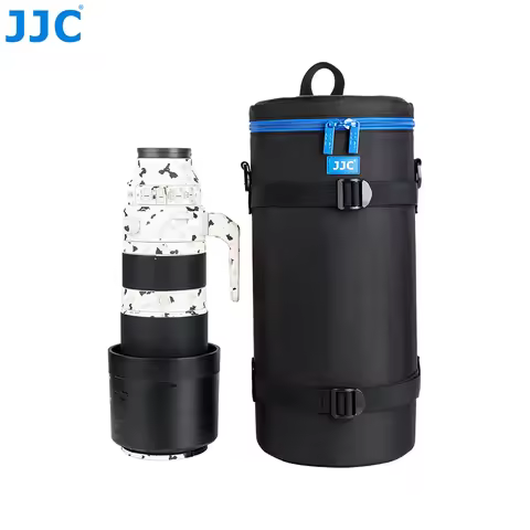 JJC Large Thick Camera Lens Pouch Case for Nikon 180-600mm 600mm F6.3 Sony 200-600mm Zoom Lens Canon
