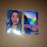 Pc photocard huh yunjin le sserafim fearless bene weverse global wvg normal holo melet