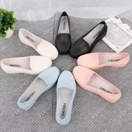 Women Casual Boat Loafers Jelly Shoes Shallow Mouth Princess Shoes