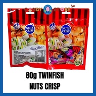 【 80g 】Twinfish Nuts Crisp Peanut Candy (Kacang Tumbuk) HALAL