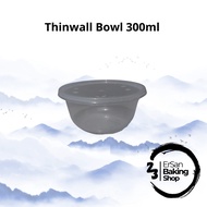 [Contents 25 Pcs] Thinwall Bowl 300ml Meiji/ 300ml Plastic Bowl/ 300ml Food Container 300ml Bowl Con
