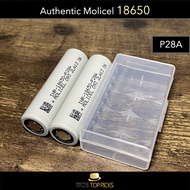 Legit Molicel 18650 P26A 2600mah and P28A 2800mah  Li-On Battery Sony Murata VTC5D