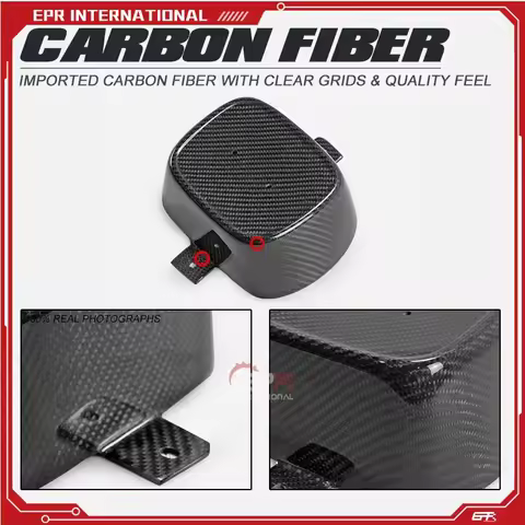 For 17 onwards Civic Type R FK8 JS Style Carbon Fiber Front Grill Emblem Holder (Fit FK8-FG-JS)
