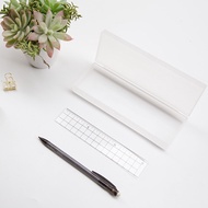 muji style ruler 15CM Scale ruler transparent HD wear Acrylic material ruler function ruler