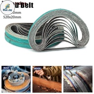 BJ 1Pcs Sanding Belt, Green Zirconia Sander Abrasive Belt, Durable Deburring 40-120 Grit 10x330mm 20