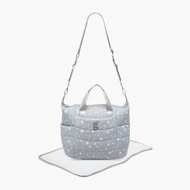 Babyshop Giggles All-Over Star Print Padded Diaper Bag With Changing Mat