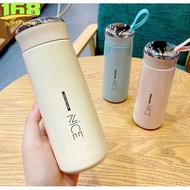 168 SuperMart Nice Cup Glass Bottle Tumbler Creative Leakproof Water Cup 400ml Stainless aqua flask