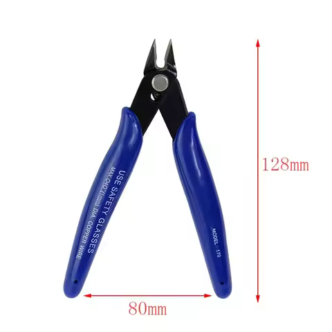 Aokin1PC 170 Universal Pliers DIY Electronic Diagonal Side Cutting Nippers Wire Cable Cutter 3D Prin