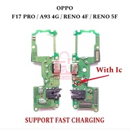 Oppo F17 Pro A93 4G Reno 4F 5F Charger Connector Pcb With Ic Board Mic Charging Board