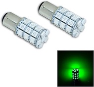 PA 2PCS 30SMD 1157 BAY15D Green Auto LED Bulb 12V for Turn Signal Side Marker Stop Backup Tail Light