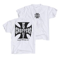 Classic Vintage West Coast Iron Cross Choppers California T-Shirt 100% Cotton O-Neck Short Sleeve Ca