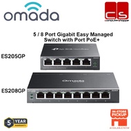 TP-Link OMADA TL-ES205GP / TL-ES208GP (Port Gigabit Easy Managed Switch with 8-Port PoE+)