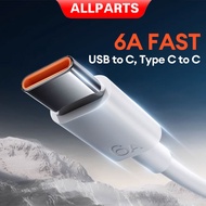 66 Watt 6A Rapid 3.3 ft USB-C Type C USB Cable for OPPO Realme Redmi Fast Charging to Micro 100cm