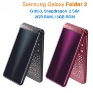 Samsung Galaxy Folder 2 G1650 16GB ROM Unlocked Snapdragon Quad Core 3.8" 8MP&5MP 2GB RAM Folder2 4G