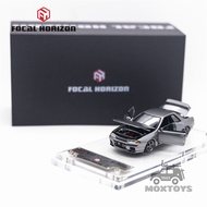 Focal Horizon FH 1:64 Skyline GT-R  R32 S-Tune Grey limited999 Diecast Model Car
