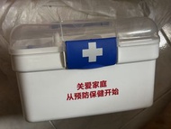 安全藥箱 急救箱 First Aid Box 送體溫計 適合做工具箱 toolbox 釣魚箱 地盤 工地 辦公室 酒樓 貨倉