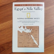 THE NORTH Egypt's Nile Valley" Map 80x25cm