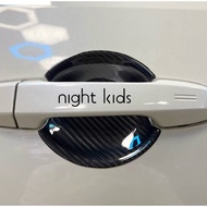 Suitable for new and old Toyota GT86GR86 Subaru BRZ modified carbon fibre door bowl sticker