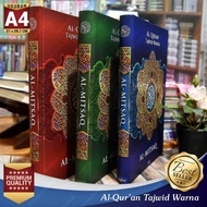 Al Quran A4 Al Mitsaq Tajwid Warna - Al Quran Tajwid Warna Besar