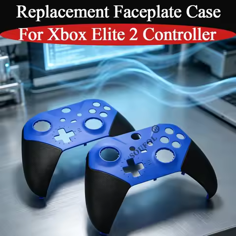 2026 New Red/Blue Housing Faceplate Case For Xbox Elite2 Durable Replacement Front Shell Cover For X