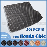 Car trunk mat for Honda Civic 2016 2017 2018 cargo liner carpet interior accessories cover