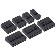 20PCS Dupont Shell 2.54MM Double Row Dupont Cable Case Dupont Plug Dupont Connector Plastic Shell Ju