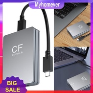 2-in-1 CFexpress Type A &SD Card Reader CFexpress Reader with USB C To USB C/A Cable Portable CF Exp