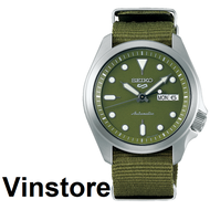 [Vinstore] Seiko 5 Sports SRPE65 Automatic Army Green Nylon Strap Men Watch SRPE65K SRPE65K1