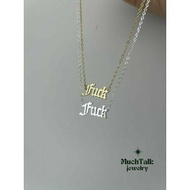24k gold Plated custom Name Necklace
