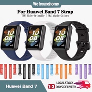 huawei band 7 smart watch strap silicone replacement strap for huawei band 7 watch band