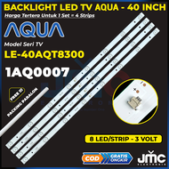 BACKLIGHT TV AQUA 40 INCH LE40AQT8300 LE-40AQT8300 LE 40AQT8300 LAMPU LED BACKLIGHT AQUA 40IN 8K