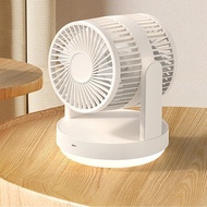 Desk Air Circulator Fan  Oscillating 6000mah Rechargeable for Bedroom