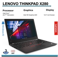 Lenovo ThinkPad X280 Traditional Laptop - Intel Core i5-7TH GEN Processor -512GB SSD - 12.5" Screen Display, Integrated Intel HD 620 Graphics