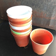 10pcs used pot size 5.5cm plastic seedling pot