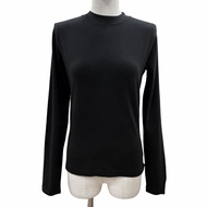 全新未使用 ◇ BALENCIAGA 24SS 773285 棉質彈性長袖T卹 黑色 L碼 正品女款