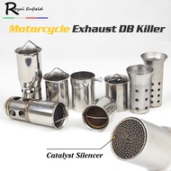 【Hot New Release】  48mm 51mm 60mm Front Mid End Catalyst DB Killer Baffle for Motorcycle Car Exhaust