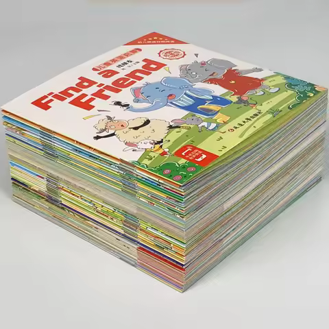 Kids English Enlightenment Picture Books Preschool Level Audio Read-Aloud Early Learning Storybook f
