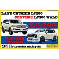 TOYOTA LAND CRUSIER LC200 CONVERT LC300 WALD BODYKIT READY STOCK