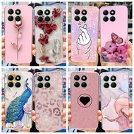 For Huawei Honor X8b Case LLY-LX1 LLY-LX2 LLY-LX3 Clear Phone Cover Luxury Marble Soft TPU Cover For