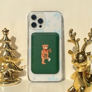 【冬季套餐】行進泰迪MagSafe卡袋