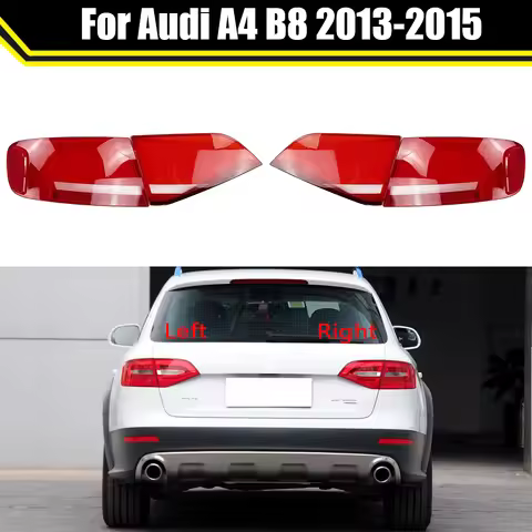 For Audi A4 B8 2013 2014 2015 2016 Car Rear Taillight Shell Brake Lights Shell Replace Auto Rear She
