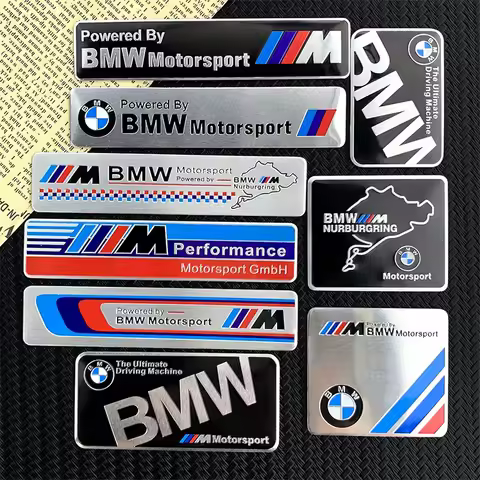 For BMW M E46 E90 E60 F30 G20 X1 X2 X3 X4 X5 X6 X7 i3 i4 i5 i7 M2 M4 Z4 F10 G30 F20 1Pcs 3D Metal St