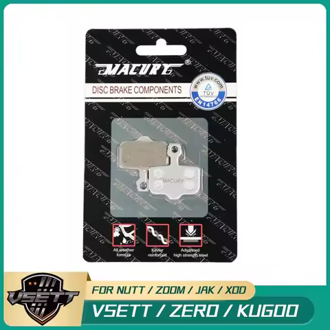 02D Disc Brake Pad for ZERO 8X 10X 11X VSETT 10+ KUGOO G1 LX10+ INOKIM OXO DUALTRON Thunder KAABO TE