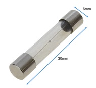 Slow Blow Glass Fuse 5x20 6x30 250V 1A 2A 3A 5A 6A 8A 10A 12A 15A 20A 30A Glass Tube Fuse Fius Kaca