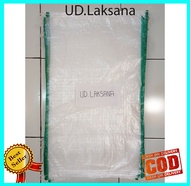karung beras 25kg transparan baru isi 20 pcs / karung beras 25kg polos / karung beras 25kg murah / b