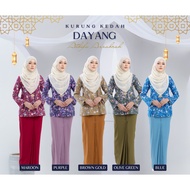 KURUNG KEDAH DAYANG BLACK / BROWN GOLD / PURPLE / BLUE /OLIVE GREEN / MAROON