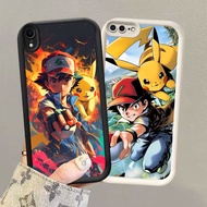 HW-25 Pokemon Pikachu Shockproof Silicone Casing for iphone 8 6 7 XS X XR Max Plus