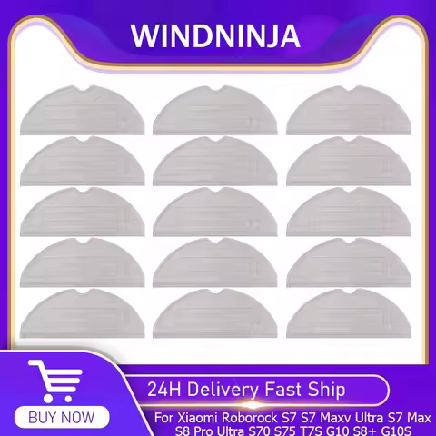 Mop Cloths For Roborock S7 Maxv Ultra S7 Max S7 Maxv Plus S7 S8 S8 Pro Ultra S70 S75 T7S G10 G10S S8